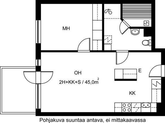 Vuokra-asunto Vantaa Kaivoksela Kaksio