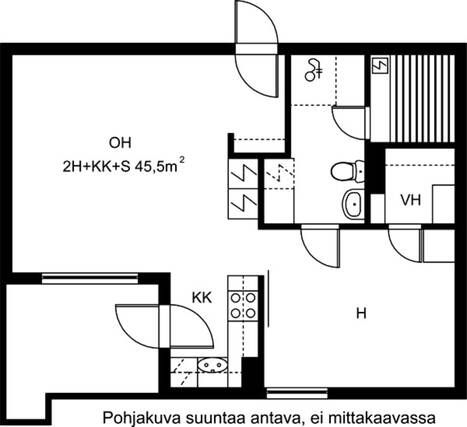 Vuokra-asunto Helsinki Pikku Huopalahti Kaksio