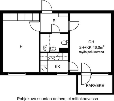 Vuokra-asunto Vantaa Havukoski Kaksio