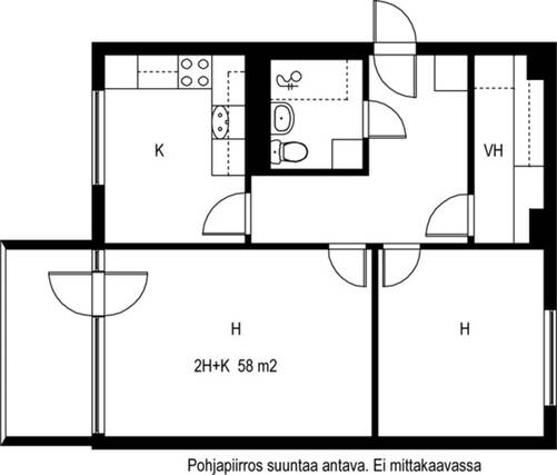 Vuokra-asunto Kerava Keskusta Kaksio