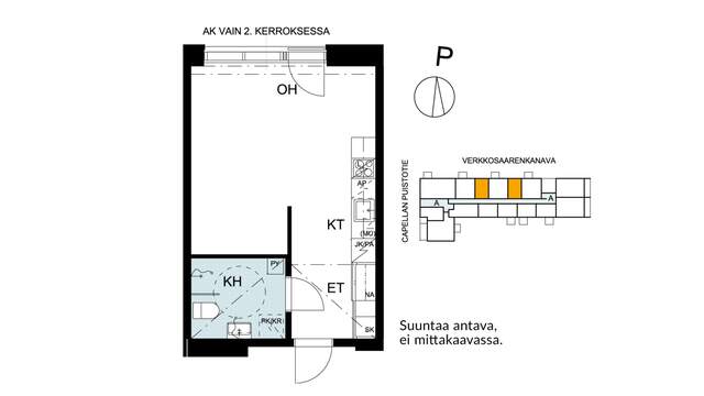 Vuokra-asunto Helsinki Kalasatama Yksiö