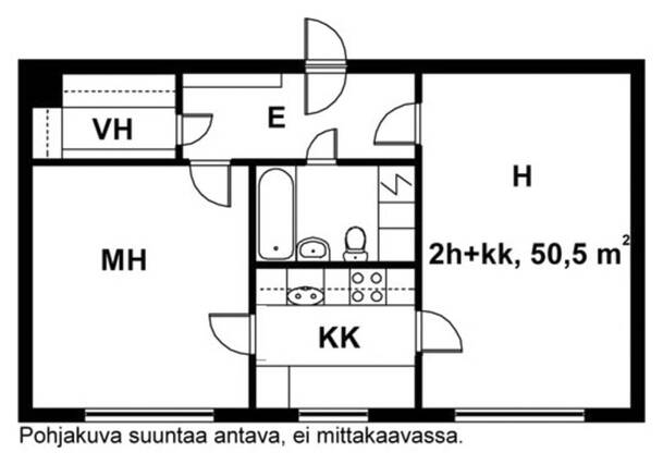 Vuokra-asunto Espoo Soukka Kaksio