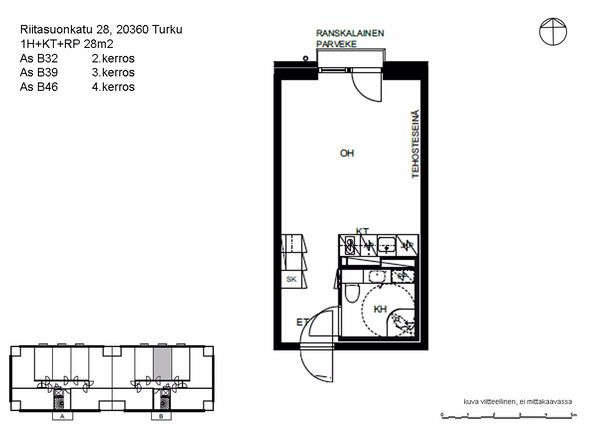 Rental Turku Runosmäki 1 room