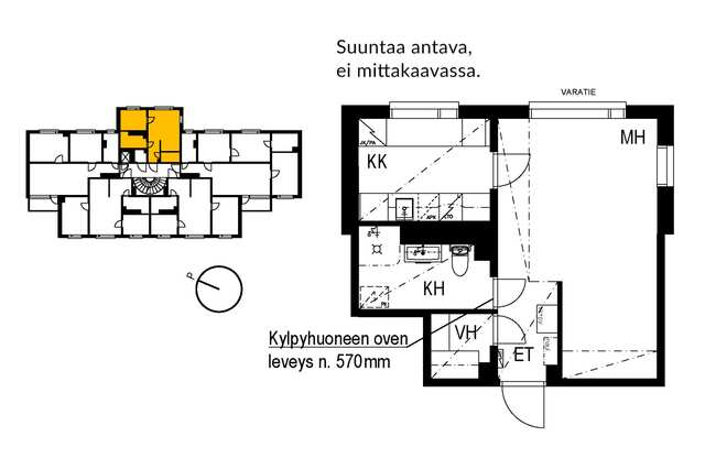 Vuokra-asunto Espoo Matinkylä Yksiö