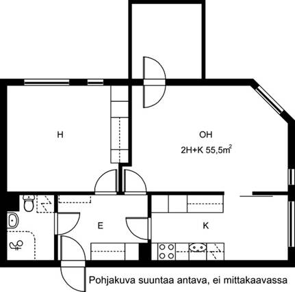 Vuokra-asunto Helsinki Suurmetsä Kaksio
