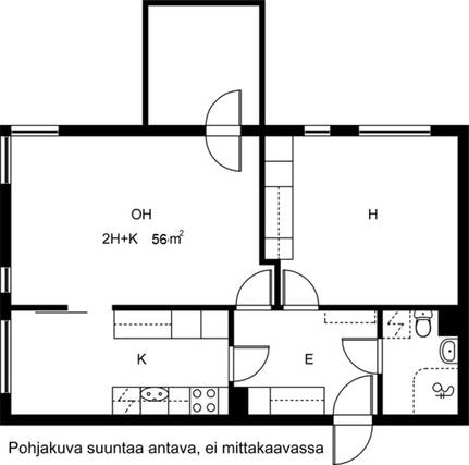 Vuokra-asunto Helsinki Suurmetsä Kaksio