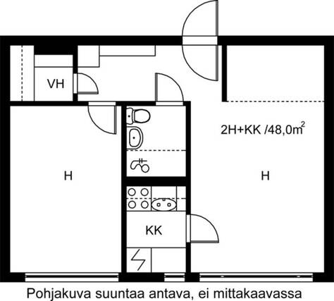 Vuokra-asunto Vantaa Hakunila Kaksio