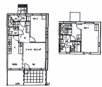 Right of occupancy apartment Hämeenlinna Hirsimäki 3 rooms