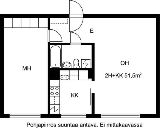 Vuokra-asunto Espoo Suvela Kaksio