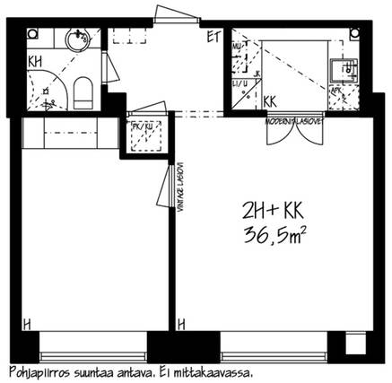 Rental Helsinki Taka-Töölö 2 rooms
