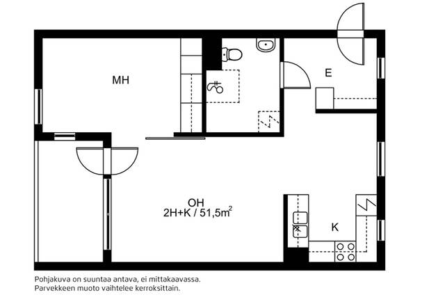 Rental Espoo Matinkylä 2 rooms