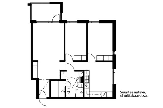 Rental Espoo Leppävaara 3 rooms
