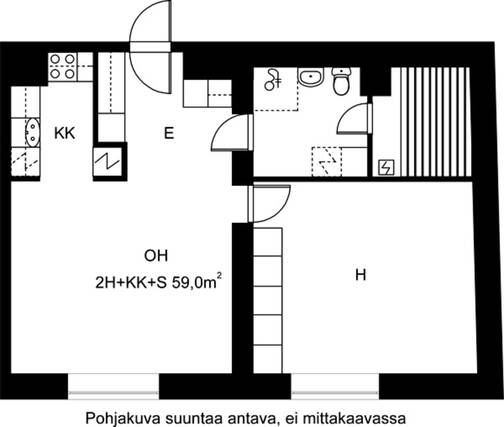 Rental Helsinki Vallila 2 rooms