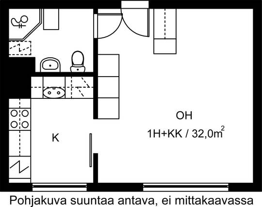 Vuokra-asunto Helsinki Kannelmäki Yksiö