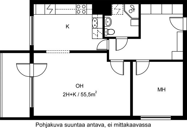 Vuokra-asunto Helsinki Kannelmäki Kaksio