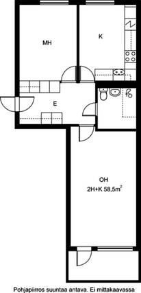 Rental Helsinki Kannelmäki 2 rooms