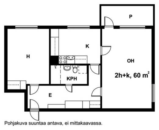 Vuokra-asunto Helsinki Kannelmäki Kaksio