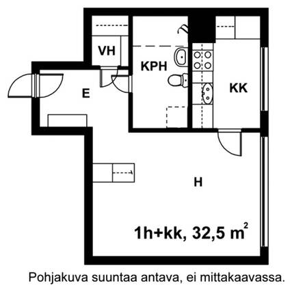 Vuokra-asunto Helsinki Kannelmäki Yksiö