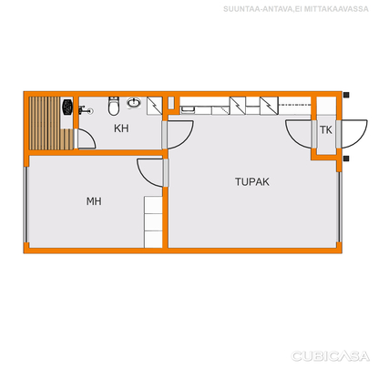 Vuokra-asunto Oulu Rajakylä Kaksio