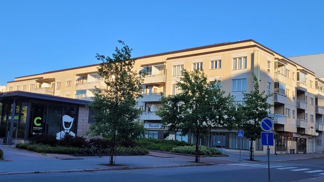 Vuokra-asunto Lappeenranta Keskus Yksiö Julkisivu luoteeseen