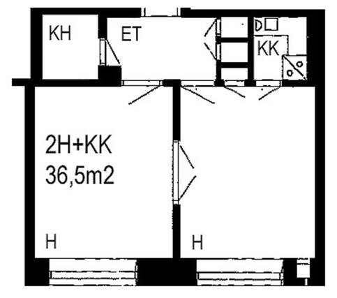 Rental Helsinki Taka-Töölö 2 rooms