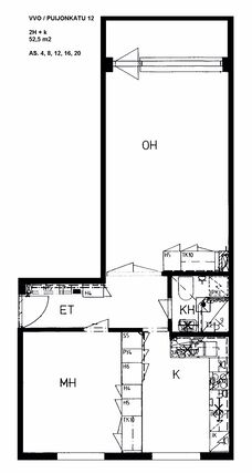 Rental Kuopio Keskusta 2 rooms