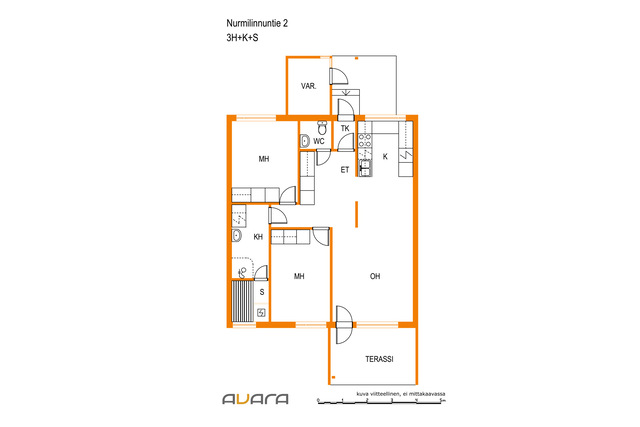 Vuokra-asunto Espoo Karakallio 3 huonetta