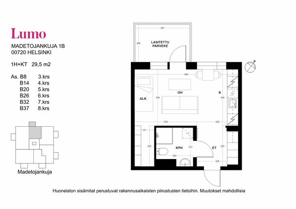 Vuokra-asunto Helsinki Pukinmäki Yksiö