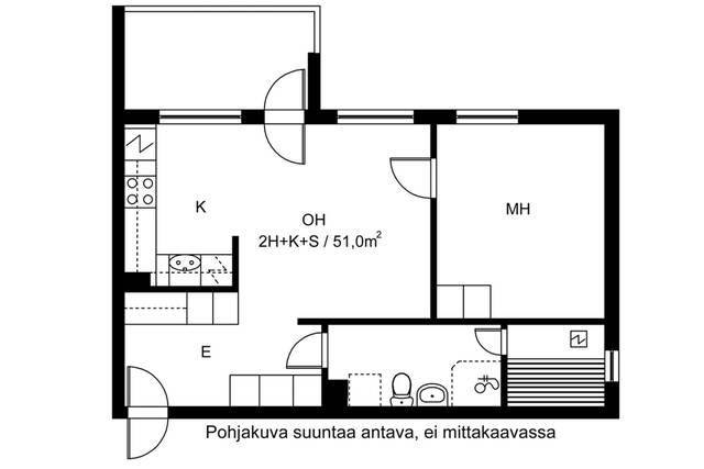 Vuokra-asunto Espoo Kilo Kaksio