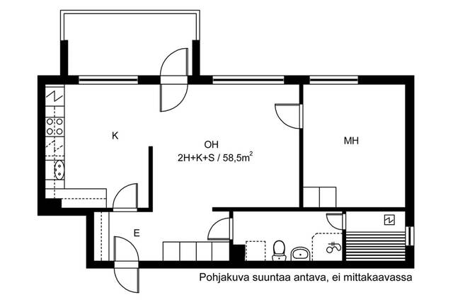 Vuokra-asunto Espoo Kilo Kaksio