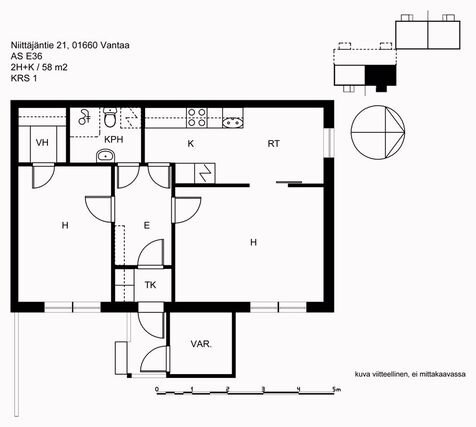 Rental Vantaa Varisto 2 rooms