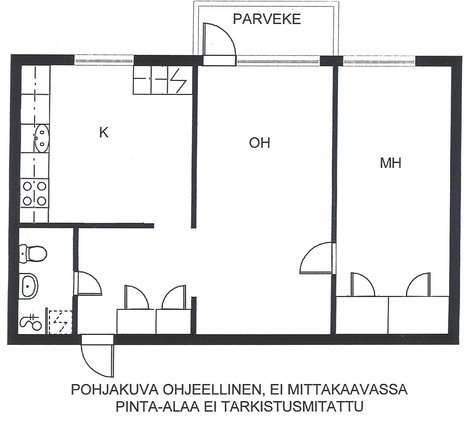Vuokra-asunto Janakkala Tervakoski Kaksio