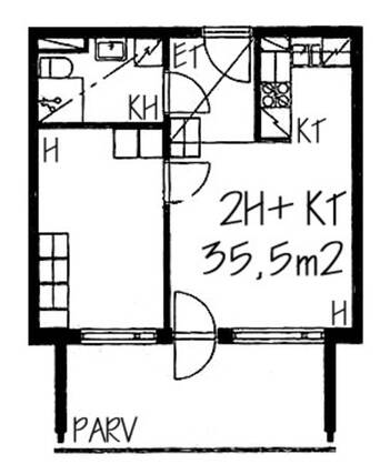 Rental Helsinki Vuosaari 2 rooms