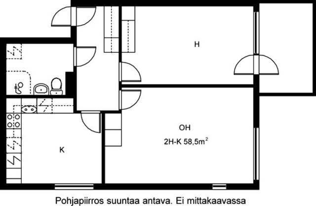 Vuokra-asunto Helsinki Vuosaari Kaksio