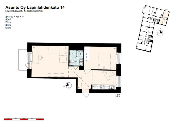 Vuokra-asunto Helsinki Kamppi Kaksio Digistailaus