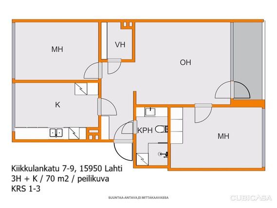 Vuokra-asunto Lahti Jalkaranta 3 huonetta Kampanja