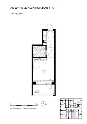 Rental Helsinki Munkkivuori 1 room Julkisivu