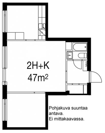Rental Oulu Laanila 2 rooms Julkisivukuva