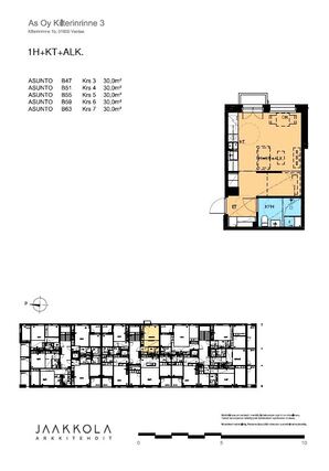 Rental Vantaa Myyrmäki 1 room Kampanjakuva