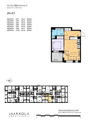 Rental Vantaa Myyrmäki 2 rooms Kampanjakuva