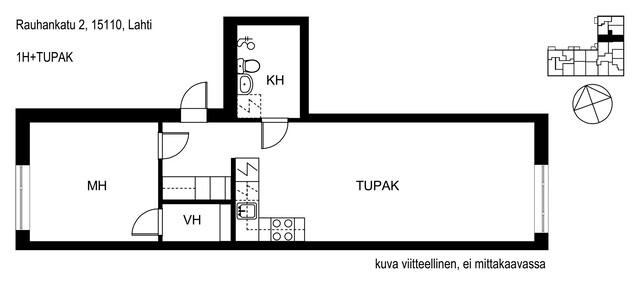 Rental Lahti Keskusta 2 rooms kampanja