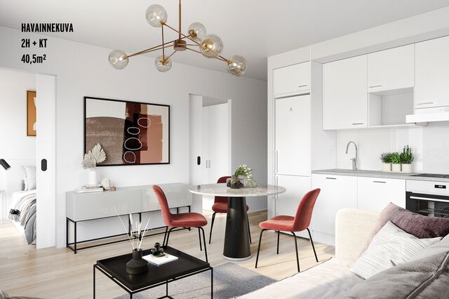 Rental Espoo Olari 2 rooms Havainnekuva