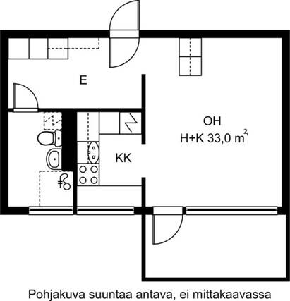 Vuokra-asunto Vantaa Mikkola Yksiö