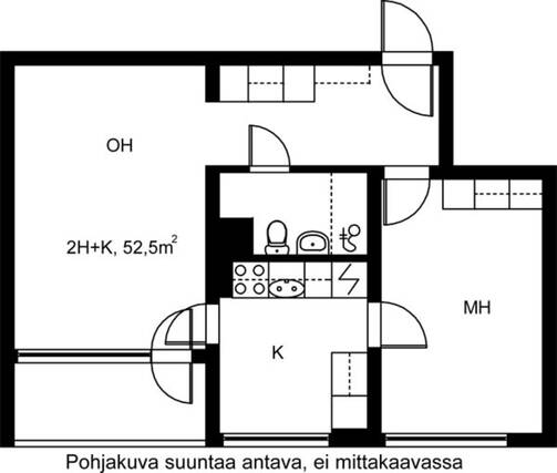 Vuokra-asunto Kerava Lapila Kaksio