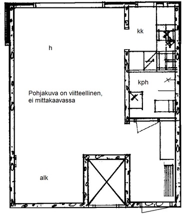 Vuokra-asunto Valkeakoski  Yksiö Yleiskuva