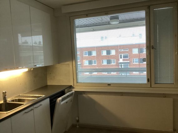 Vuokra-asunto Oulu Keskusta Kaksio Tilava keittiö