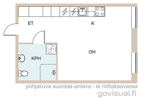 Vuokra-asunto Turku Skanssi Yksiö