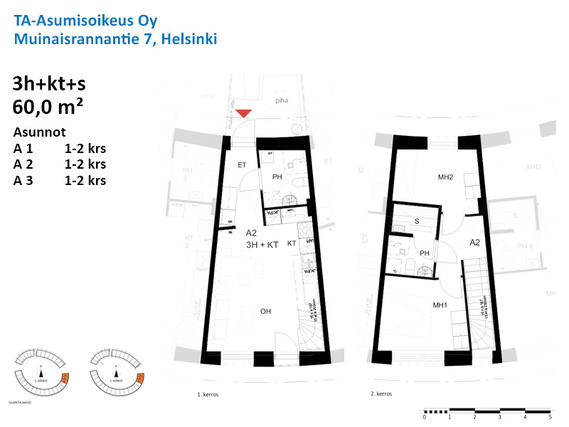 Right of occupancy apartment Helsinki Mellunkylä 3 rooms