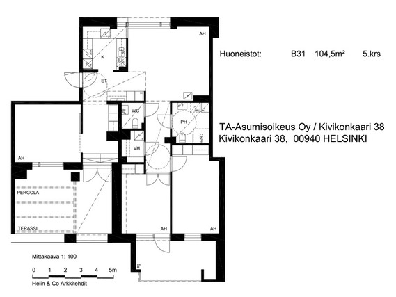 Right of occupancy apartment Helsinki Mellunkylä 4 rooms