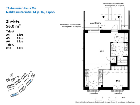 Asumisoikeusasunto Espoo Kurttila Kaksio